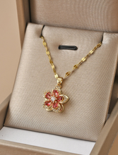 Cargar imagen en el visor de la galería, Collar Giratorio Flower