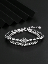 Cargar imagen en el visor de la galería, Pulsera Doble con Dije de Corona - Elegancia Real