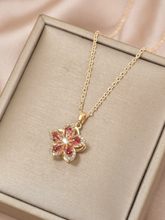 Cargar imagen en el visor de la galería, Collar Flor de Dahlia