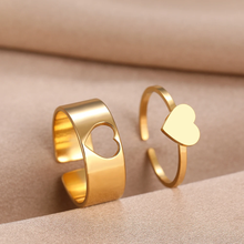 Cargar imagen en el visor de la galería, Anillos de corazón
