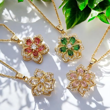 Cargar imagen en el visor de la galería, Collar Flor de Dahlia

